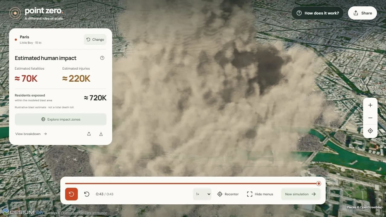 Explorer la simulation